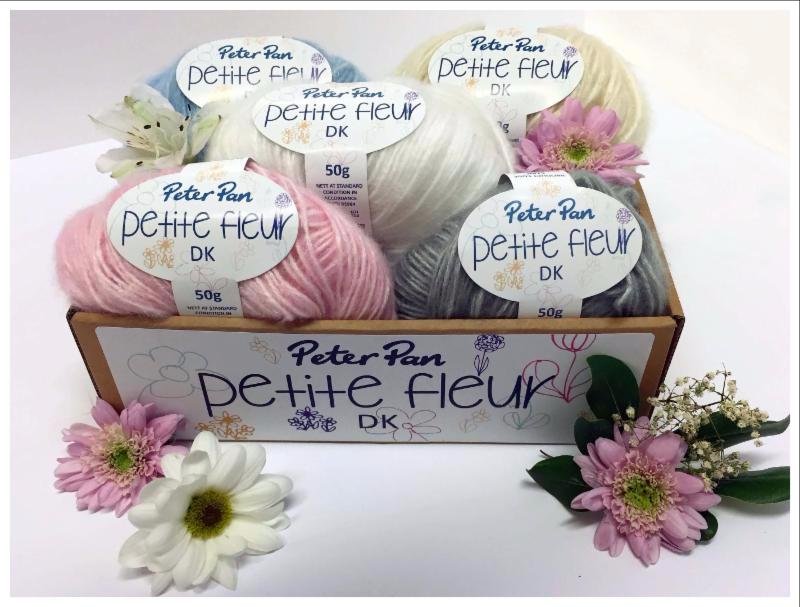 Peter Pan Petiite Fleur Double Knitting Yarn 50g Ball Shade 3082 Peony