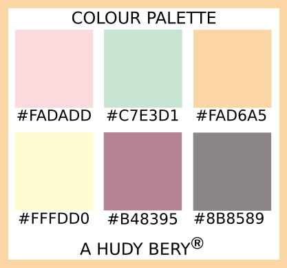 Pale pink, Rodda Paint Spring Meadow 7586, Tuscan, Cream, English ...