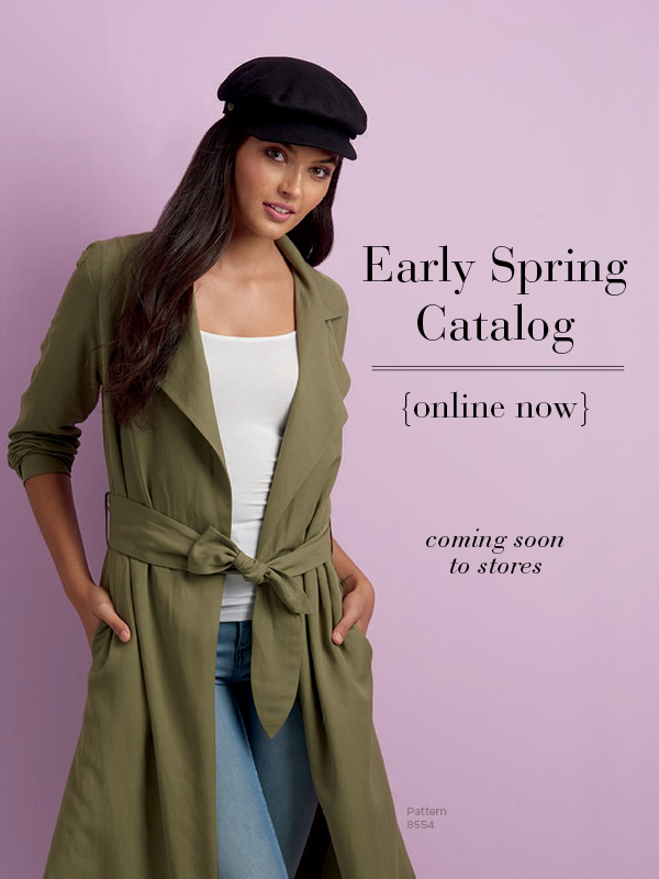 Sewing Simplicity releases its new 2018 early Spring catalogue with a