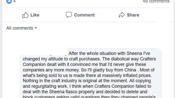 post on crafters companion alike dies on ali express 1