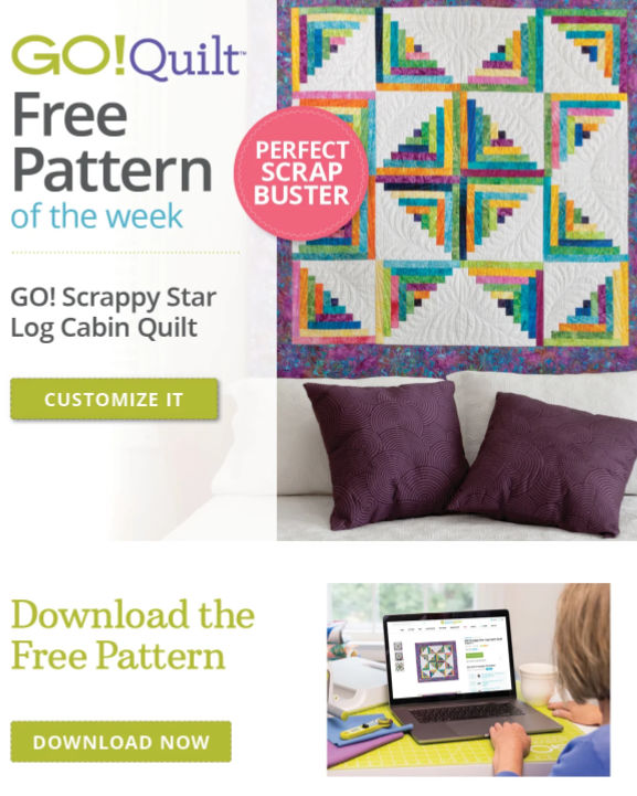Accuquilt-Go-scrappy-star-log-cabin-quilt-free-pattern-tag