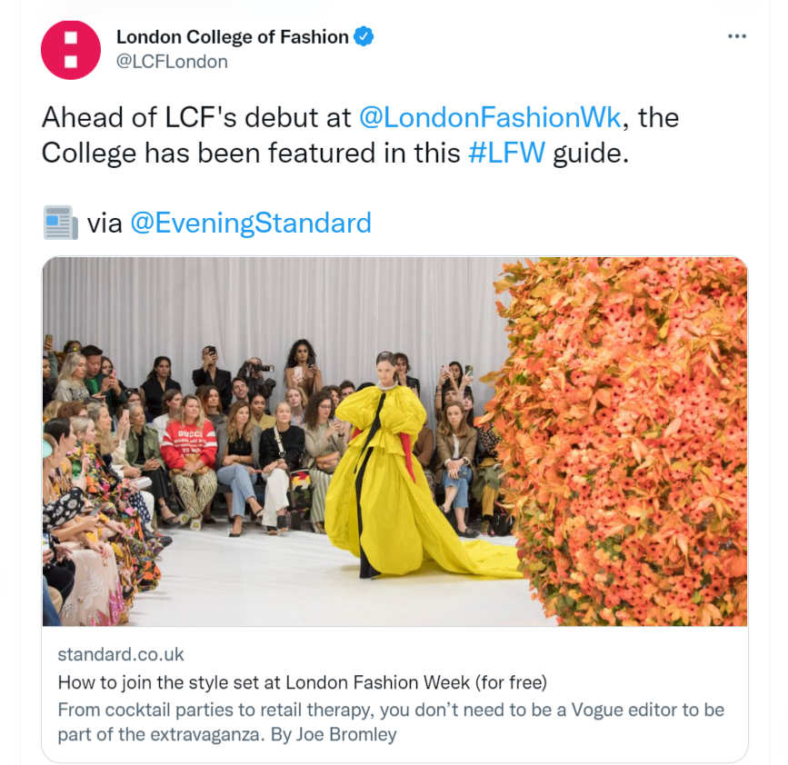 London-College-of-Fashion-to-debut-at-London-Fashion-Week-2022