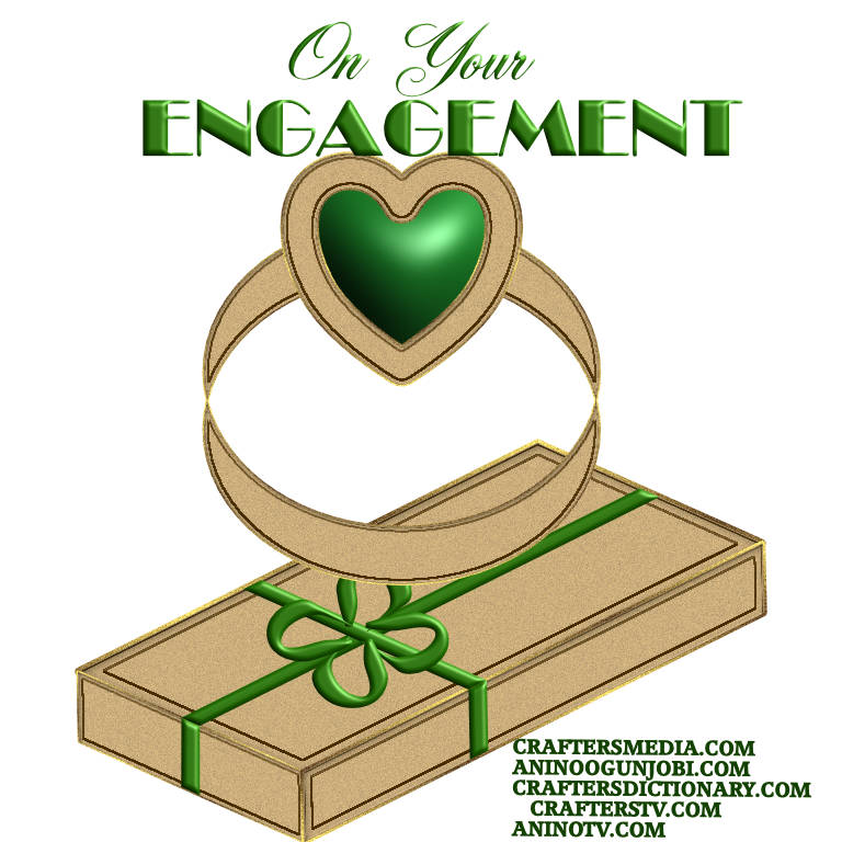 Engagement greeting card for march 2022 by Anino Ogunjobi and Cr