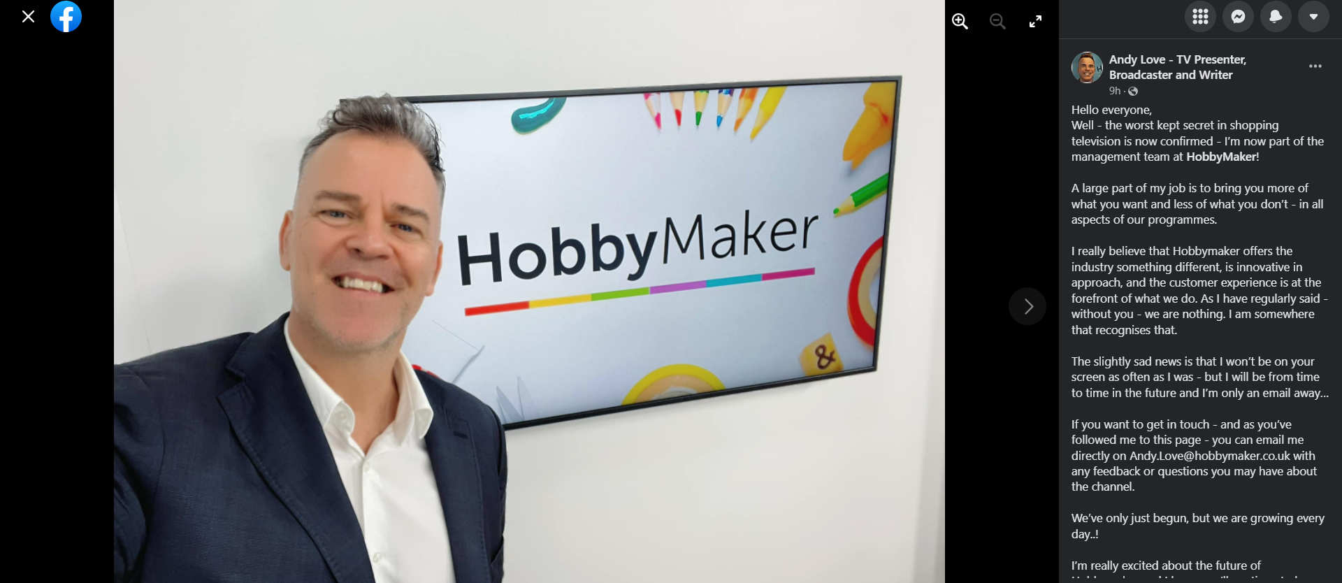 Andy-love-joins-the-management-team-at-hobbymaker-tv