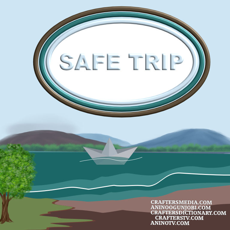 Safe trip greeting card for May 2022 by Anino Ogunjobi and Craft